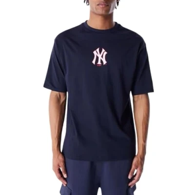 Afbeelding van MLB World Series Oversized T shirt New York Yankees Navy Whitete