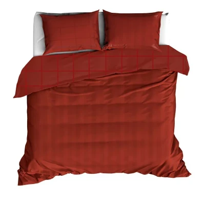 Afbeelding van Dekbedovertrek De Witte Lietaer Zygo Chili Pepper Satijn 240 x 200 / 220 cm Lits Jumeaux