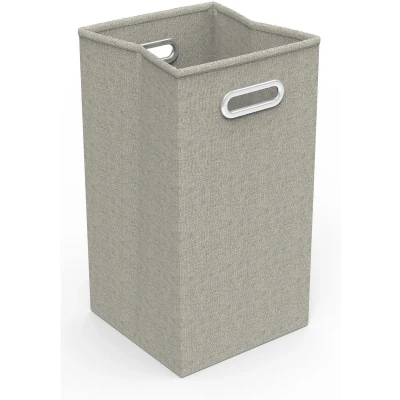 Afbeelding van VCM Wäschekorb Stoff Wäschebox Wäschetruhe Maße ca. H. 70 x B. 30 T. cm Stoffbox Zalo