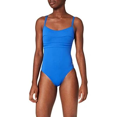 Afbeelding van Haute pression A1001 Badpak effen dames blauw 38