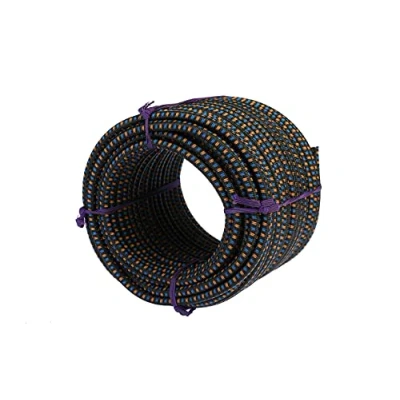 Afbeelding van Magma Elastische Koordrol 8mm Diameter Bungee touw voor Vissen Zeilen Varen Kamperen en Dekzeilen Gebruik Binnen Buiten Keuken Werkplaats Tuin (50m, Zwart)