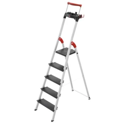 Afbeelding van Trapladder Hailo L100, en 131, met multifunctionele schaal steunbeugel, tot 150 kg, div. varianten