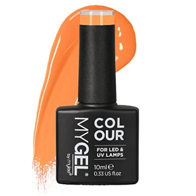 Afbeelding van Mylee Gel Nagellak 10ml [Tangerine Sorbet] UV/LED Gellak Nail Art Manicure Pedicure, Professioneel &amp; Thuisgebruik [Yellow/Orange Range] Langdurig en gemakkelijk aan te brengen