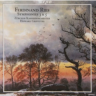 Afbeelding van Ries: Symphonies 3 &amp; 5 / Griffiths, Zurcher Kammerorchester