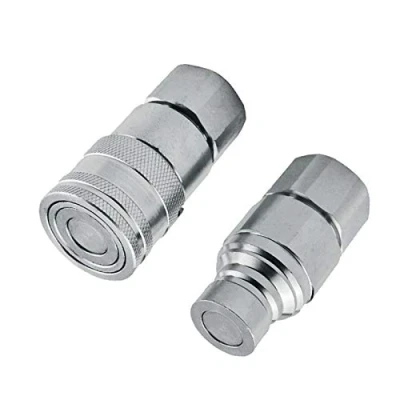 Afbeelding van G3/8Male+Vrouwelijke Draad Vlakke Gezicht Hydraulische Snelle verbindt Adapter Koppeling