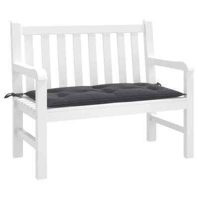 Afbeelding van Tuinbankkussen 100x50x7 cm stof gemêleerd antracietkleurig