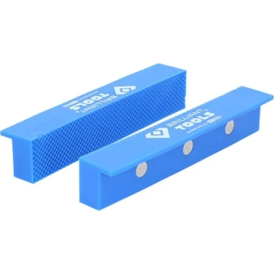 Afbeelding van BRILLIANT TOOLS BT156941 Bankschroef beschermingsbekken met structuur, 2 dlg, kunststof [Powered by KS TOOLS]