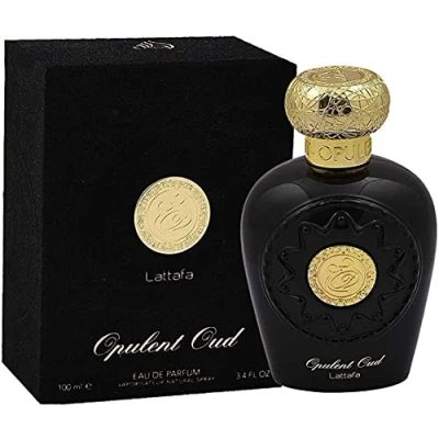 Afbeelding van Lattafa Halal Attar Eau de parfum, geurspray Opulent Oud, muskus, blauw, zwart, wit, 100 ml