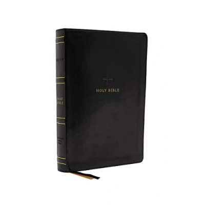 Afbeelding van NRSV Large Print Standard Catholic Bible, Black Leathersoft (Comfort Print, Holy Complete CE)