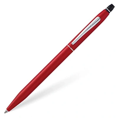 Afbeelding van Cross Click balpen (drukmechanisme, schrijfkleur: zwart) rood metallic