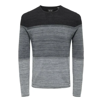 Afbeelding van Only &amp; Sons Onspanter Trui, Heren, Maat: XS, Medium grey melange