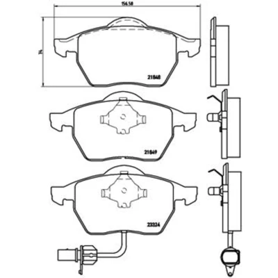 Afbeelding van Brembo Remblokset P 85 060