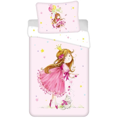 Afbeelding van Princess Dekbedovertrek Fairy Eenpersoons 140 x 200 cm Katoen