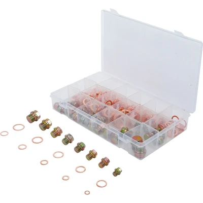 Afbeelding van BGS Assortiment carterpluggen en aluminium afdichtringen 534 delig