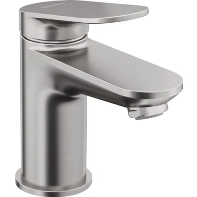 Afbeelding van Duravit Wave Wastafelmengkraan S RVS Geborsteld