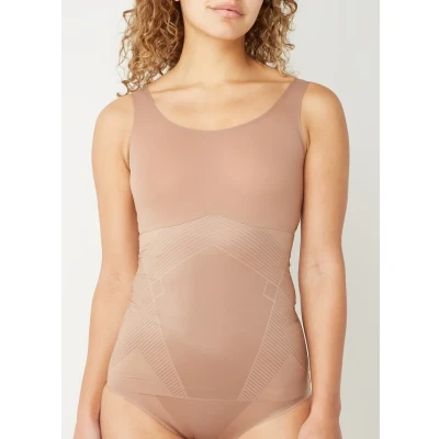 Afbeelding van SPANX dames Thinstincts corrigerende naadloze tanktop in de kleur Taupe, maat: M