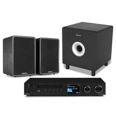 Afbeelding van Fenton 2.1 geluidssysteem voor thuis Set met subwoofer en 2 speakers