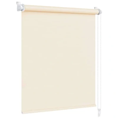 Afbeelding van Victoria M. Klemmfix verduisterend rolgordijn zonder boren, 80 x 230 cm, crème, kettingrolgordijn met zijdelings trekmechanisme verduistering voor ramen deuren