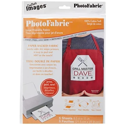 Afbeelding van BLUMENTAL LANSING PhotoFabric, Katoen, Wit, 21,5cm x 27,9cm