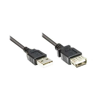 Afbeelding van Alcasa 2511 OF2S USB kabel 1,8 m 2.0 A Zwart