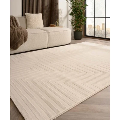 Afbeelding van Scadinavisch Vloerkleed Serene Lys Crème 200x290 Cm