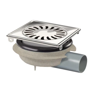 Afbeelding van Van den Berg doucheput 146 x mm abs/rvs zijuitloop Ø 50