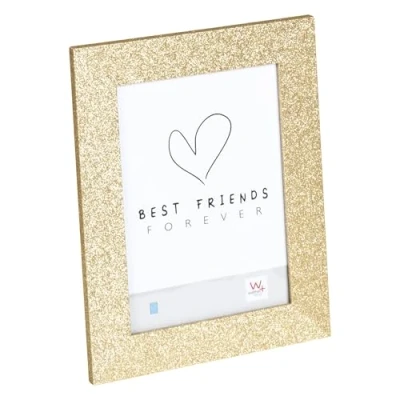 Afbeelding van walther design fotolijst goud 13 x 18 cm glinsterend oppervlak, Twinkle portretlijst IT318G