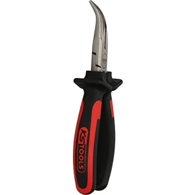 Afbeelding van KS Tools 115.1018 ERGOTORQUE Telefoontang, gebogen, 165mm