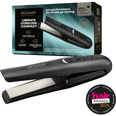 Afbeelding van Revamp Progloss Liberate Draadloze Mini Stijltang Kleine Keramisch Incl. Reisetui