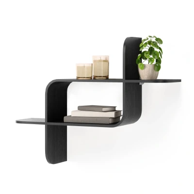 Afbeelding van Umbra Wandplank Montage Zwart 15x62x47cm Nice thingZ