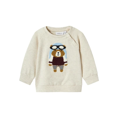 Afbeelding van Name It baby jongens trui KIDDY White Regular Fit