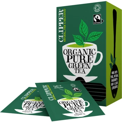 Afbeelding van Thee Clipper Fairtrade Green bio 25stuks