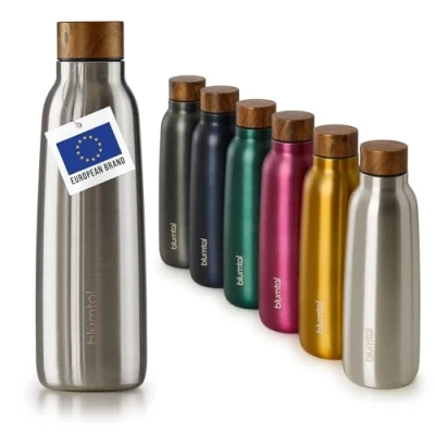 Afbeelding van Blumtal Thermosfles Ray Lekvrije thermosbeker van RVS Onbreekbaar 500 ml Metallic Stainless steel Zilver