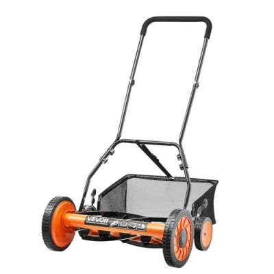 Afbeelding van VEVOR cilindermaaier grasmaaier handmaaier 450mm snijbreedte 5 messen 35 62mm