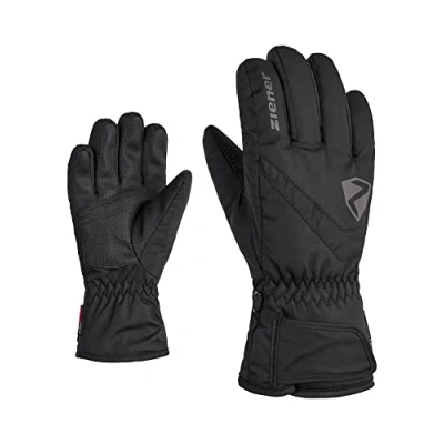 Afbeelding van Ziener LORIKO Skihandschoenen, wintersport, waterdicht, ademend, zwart, 3 stuks