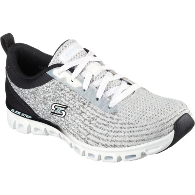 Afbeelding van Skechers GLIDE STEP HEAD START damessneakers 104325 WBK grijs