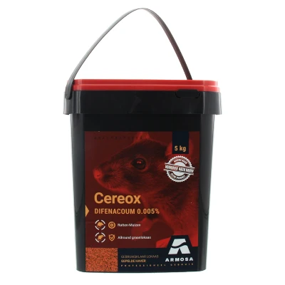 Afbeelding van Cereox GH rattengif gepelde haver 5kg