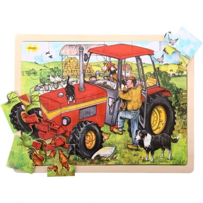 Afbeelding van Bigjigs Puzzel voor kinderen, Maat: One Size, Multi coloured