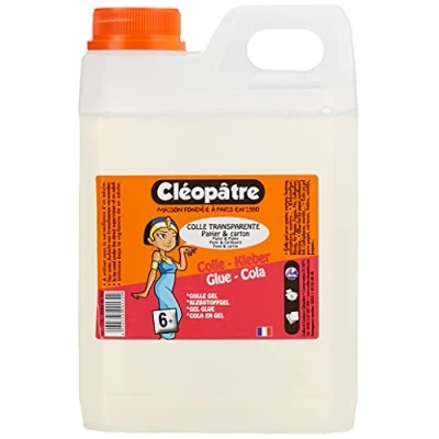 Afbeelding van Cléopâtre CT2L sterke transparante lijm COLLE TRANSPARENTE, 2 kg jerrycan