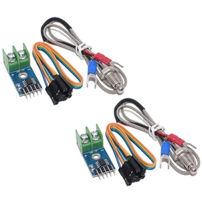 Afbeelding van 2pcs MAX6675 K type Thermocouple Temperature Sensor 0 800 Degrees Module