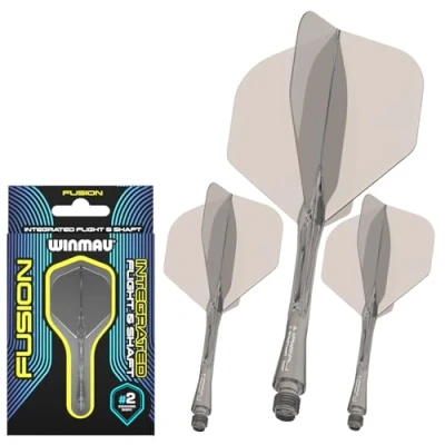 Afbeelding van WINMAU FUSION SMOKEY GREY DART FLIGHTS MEDIUM