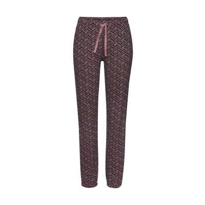 Afbeelding van Vivance Pyjamabroek, Dames, Maat: 44/46, Dunkelblau fischgratmuster