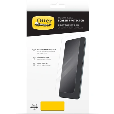Afbeelding van OtterBox Trusted Glass screenprotector voor iPhone 12 Pro Max, gehard glas, krasbescherming, bescherming tegen vallen en splinters