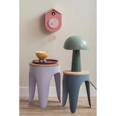 Afbeelding van Leitmotiv Kruk Double Funky Zachtpaars Ø24cm Scandinavisch