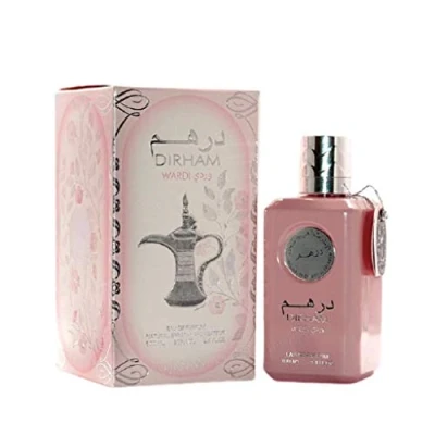 Afbeelding van Tawakkal Perfumes Ard Al Zaafran Dirham Wardi Natuurlijke parfum spray voor dames, 100 ml