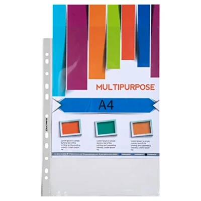 Afbeelding van EXACOMPTA Insteekhoezen A4 TOP SUPERIOR KWALITEIT 100 stuks