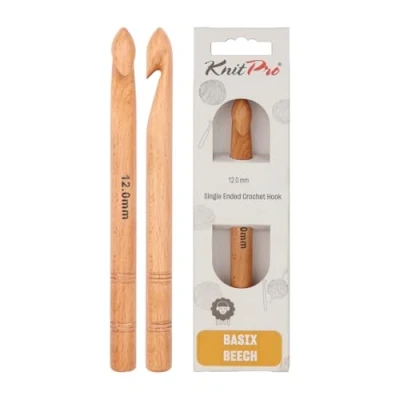 Afbeelding van Knitpro Basix (12,00 mm) Berkhaakhaak 1 Stuk