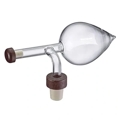 Afbeelding van Westmark Portioneerder, inhoud: 150 ml, afmeten en decanteren tegelijk, glas/kunststof/hout, gourmet, transparant/bruin, 99093380