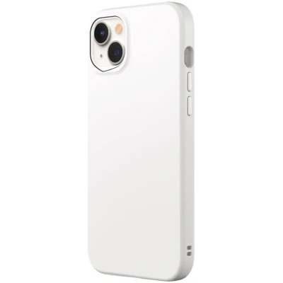 Afbeelding van Apple iPhone 14 Plus Hoesje Siliconen en TPU (zacht) RhinoShield Softcase/Backcover Wit Telefoonhoesje Shockproof/Valbescherming