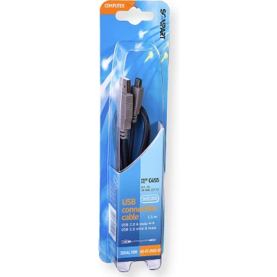 Afbeelding van Scanpart USB A naar B mini kabel 1.5m Oplader